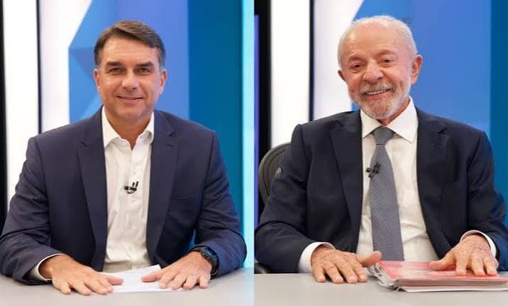 Lula e Flávio Bolsonaro participam de debate presidencial na Band neste domingo